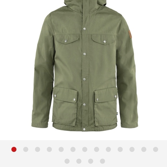 Fjallraven Greenland Jacket for Men. Color- Dark Forest. Like new. - Picture 5 of 5